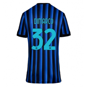 Billige Fotballdrakt Inter Milan Federico Dimarco #32 Replika Hjemmedrakt Dame 2025-26 Kortermet